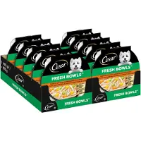 Cesar säästöpakkaus 20x85g Fresh Bowls kana kastikkeessa koiran märkäruoka