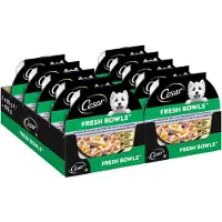 Cesar 10x85g Fresh Bowls ankka kastikkeessa koiran märkäruoka