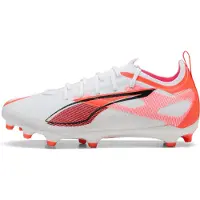 Puma Ultra 5 Pro Fg/ag Unlimited - Valkoinen/musta/hehkuva Punainen Lapset, koko 28