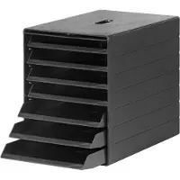 Durable Laatikosto IDEALBOX PLUS 7, tummanharmaa, 7 laatikkoa