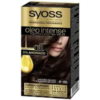 Syoss Hiusten värjäys - - Olio Intense - Ammoniakkiton - Castaño Helado - Värilliset tai korostetut hiukset