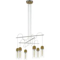 Eglo 96946 - LED-kattokruunu narussa ZACHARO 1 6xE27/4W/230V