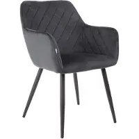 Homla Tuoli | SHELTON | harmaa veluuri | 56x60x84cm | 860503