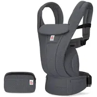 Ergobaby Omni Deluxe Kantoreppu Verkkokangas, Graphite Grey