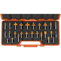 Cmt Jyrsinteräsarja HW; 8 mm; 26 osat