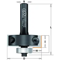 Cmt Huullosjyrsin ; S=1/2''; D=34,9 mm