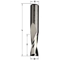 Cmt spiraaliviimeistelyjyrsin puulle/levylle/PVC:lle Z2 D12 I52 L100 S12mm / positiivinen