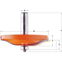 Cmt Kourujyrsin ; S=8 mm; D=47,65 mm; laakereilla