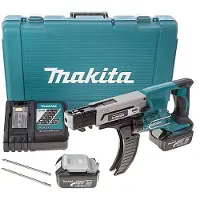 Makita Ruuvinväännin DFR550RFE; 18 V; 2x3,0 Ah akku
