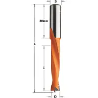Cmt Puuporanterä ; S=10x30 mm; D=6x44 mm