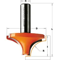 Cmt Pyöristysjyrsin ; S=1/4''; D=31,7 mm