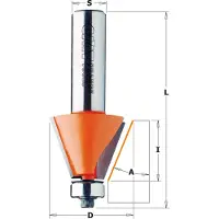 Cmt Viistejyrsin ; S=1/2''; D=21,5 mm