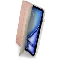Pipetto iPad Air 13" Origami No3 -kynäkotelo, vaaleanpunainen metalliväri