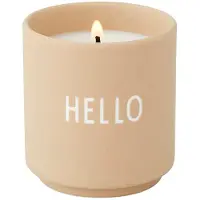 Design Letters - Tuoksukynttilä Hello 5,5x6 cm