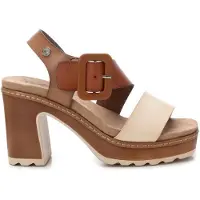 Refresh for woman. 17284303-TAUPE Sandals 172843 taupe (39), 8 to 10 cm, Buckle, Casual