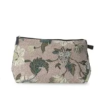 Ceannis Cosmetic Large Flower Linen Dusty Pink 34x20.5x9 cm - 1 pcs