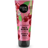 Raw Organic Organic Shop Cleansing Face Scrub for all skin types Cherry and Ginger -kasvokuorinta 75ml