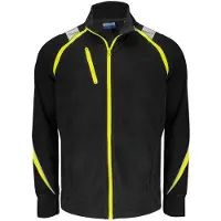Projob 2328 Mikrofleecetakki - Black/Yellow - 3XL
