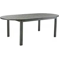 Brafab Lomma ruokapöytä 110x220-280 cm elipse Black