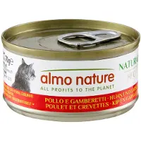 Almo nature 6x70g HFC Natural Kana & Katkarapu kissanruoka