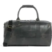 Buckle & Seam Willow Viikonloppukassi Nahka 50 cm Harmaa