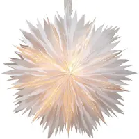 Star Trading Dis 60cm valkoinen paperitähti