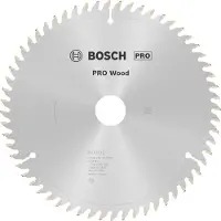 Bosch Käyrä- ja sahanterät - - Optiline Wood - Ø 216 mm - Akseli 30 mm - 60 Hammasta