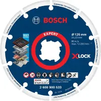 Bosch Powertools X-LOCK Expert Diamond Metal Wheel -katkaisulaikka, 125 x 22,23 mm