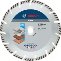 Bosch Kivilevy 230x22,23x2,3x10mm timantti betonille - - 2608615065