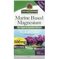 Natures Answer , Merenpohjainen Magnesium, 500 mg, 90 Kasvikapseli (250 mg per Kapseli)