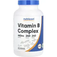 Nutricost , Vitamiini B Kompleksi, 462 mg, 240 Pillereitä