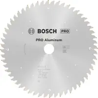 Bosch circular saw blade standard for aluminum, 190mm, 56Z (bore 20mm, for cordless saws)