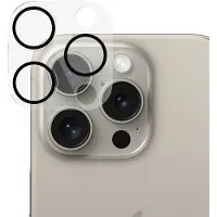 EPICO Sapphire Lens, iPhone 15 Pro / 15 Pro Max -kameran linssinsuoja