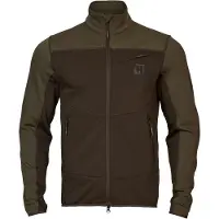 Härkila Olaf Fleecetakki Miehet Shadow Brown/Forest night, 3XL