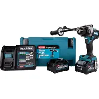 Makita Iskupora / ruuvinväännin HP001GM201; 40 V; 2x4,0 Ah akku