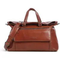 The Chesterfield Brand Lazio Viikonloppukassi Nahka 50 cm Ruskea