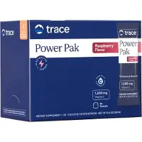 Trace Minerals Elektrolyytti Stamina Power Pak, vadelma - 30 pakettia