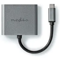 Nedis USB-C - 2xHDMI videosovitin