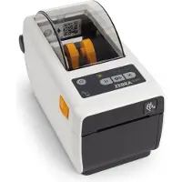 Zebra Technologies ZD411-HC, Suoralämpö, 300 x 300 DPI, 102 mm/s, Langallinen & langaton, Musta, Valkoinen (ZD4AH23-D0EE00EZ)