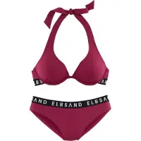Elbsand Bikini vaaleanharmaa / marjat / musta