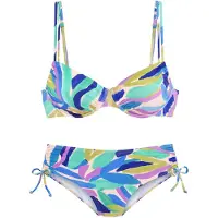 s.Oliver Bikini sininen / keltainen / vihreä / lila