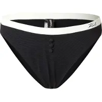 Karl Lagerfeld Bikinihousut musta / valkoinen