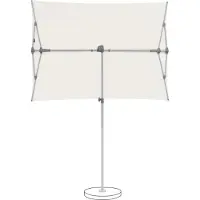 Glatz Flex Roof -aurinkovarjo 195 x 140 cm väri Sand White