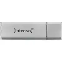 Intenso 128 GB USB 3.0 Flash Drive, Silver Ultra Line, with a maximum read speed of 35 MB/s and a write speed of 20 MB/s, bootable (3531491)