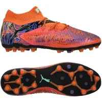 Puma Future 8 Ultimate Mg Creativity - Oranssi Unikko/tumma Ametisti/turkoosi/musta Limited Edition - Multi Ground (Mg), koko 40½