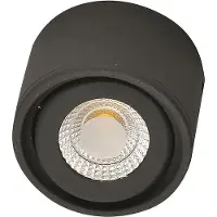 FABAS LUCE Led spottivalaisin kattoon Anzio, Musta, Olohuone/ruokailutila, Alumiini, Moderni