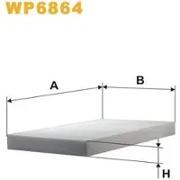 WIX FILTERS Suodatin, sisäilma WP6864
