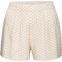LASCANA Pyjamahousut beige / valkoinen