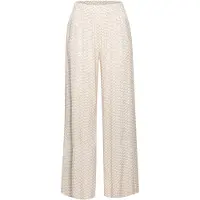 LASCANA Pyjamahousut beige / valkoinen