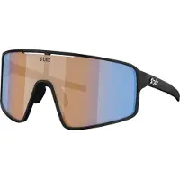 Bliz P001s Matte Black/Coral Orange Mirror Blue Urheilulasit Matt Black / Nano Optics Nordic Ligh Coral - Orange W Blue Multi L (0-138)